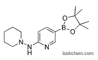 Molecular Structure of 1073354-35-4 (6-(Piperidin-1-ylamino)pyridine-3-boronic acid pinacol ester)
